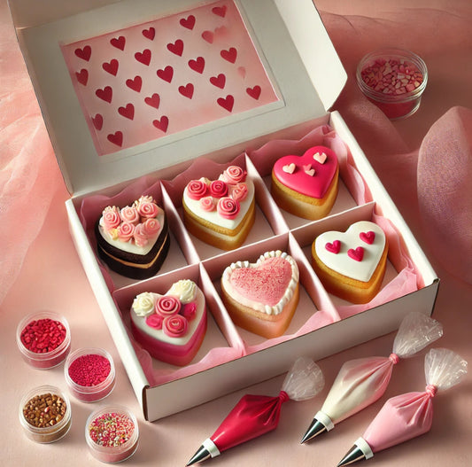 Valentine’s Mini Heart Cake Decorating Kit – The Cupcake People